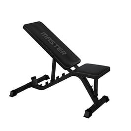 Master Fitness Bench, Black  Træningsbænk Sort
