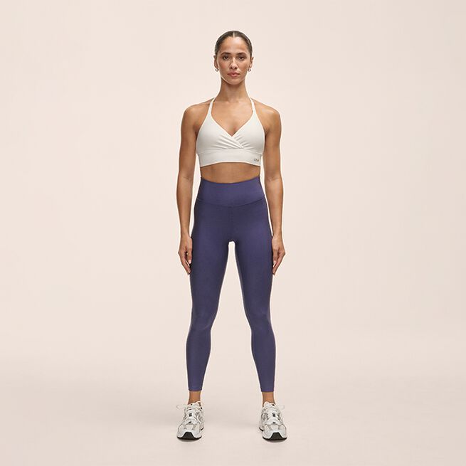 Graphic Træningstights Høj Talje Lilla