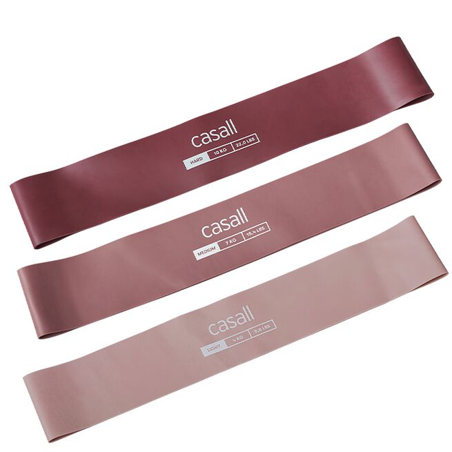 Elastikbånd 3-pack Lyserød