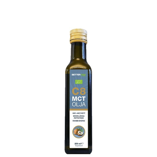 Ekologisk C8 MCT Olja 250 ml
