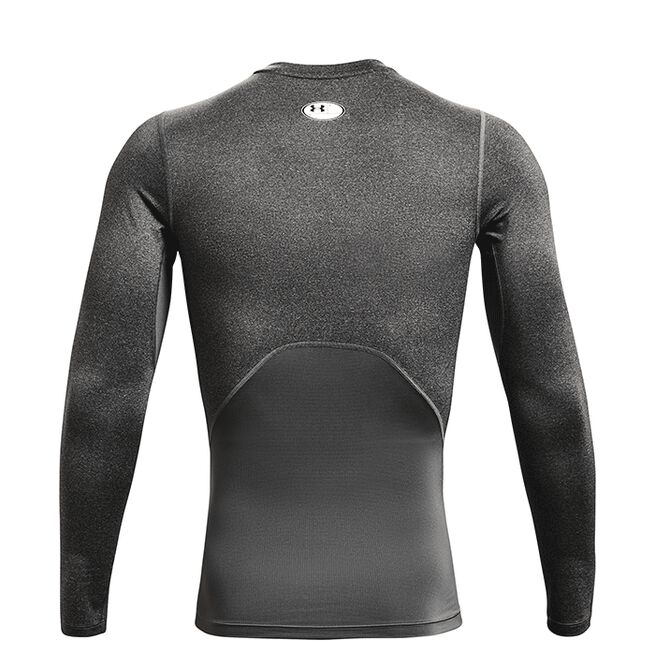 UA HG Armour Comp LS, Carbon Heather