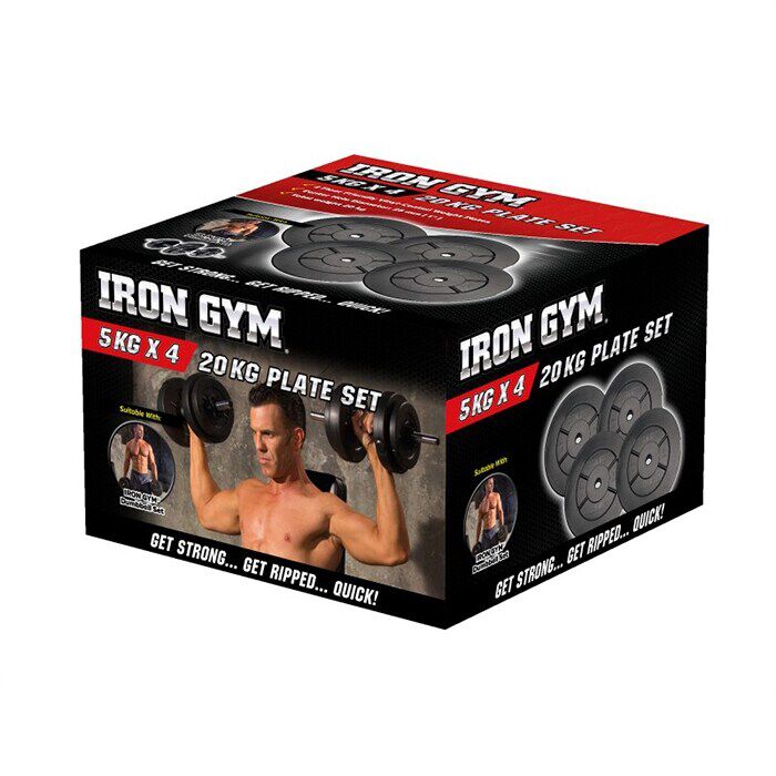 V&aelig;gtskiver Pakke 20 kg 25 mm 4 x 5 kg