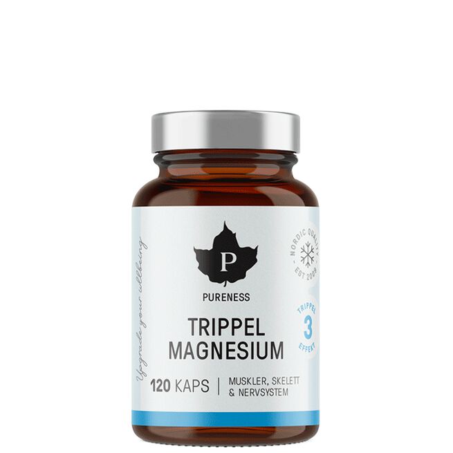 Trippel Magnesium, 120 kapsler