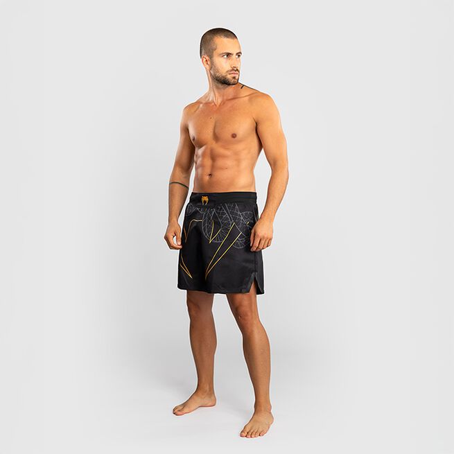 Serpenti Fightshorts Sort Sølv Guld