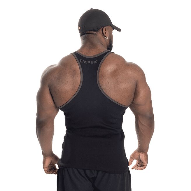 T Body Stack Køb Ribbed T-back, Black - Bodystore.dk