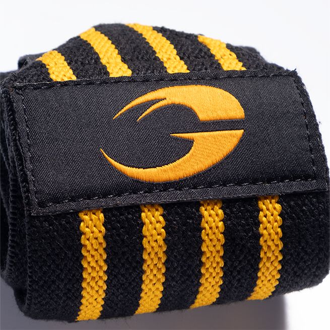 Hardcore Wrist Wraps 18 inch, Black/Yellow