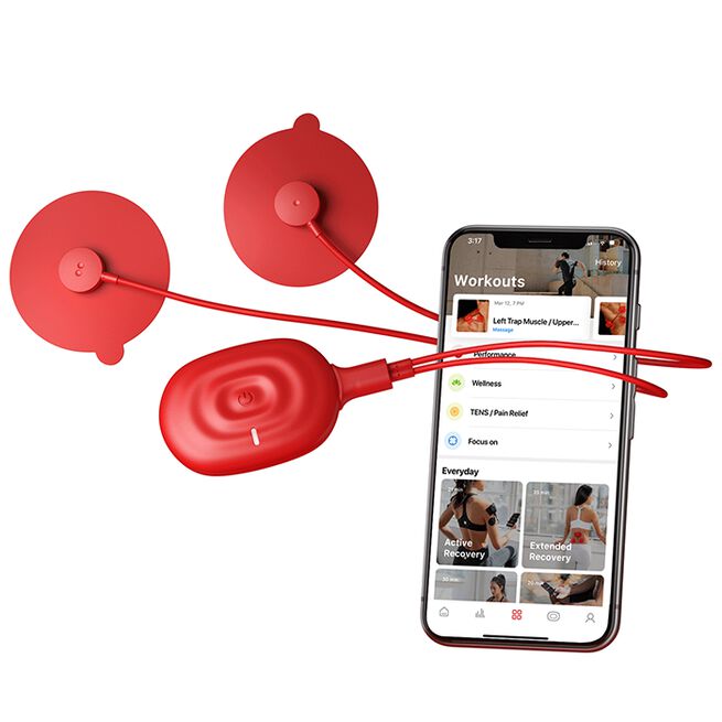 PowerDot Duo Rød Muskelstimulator