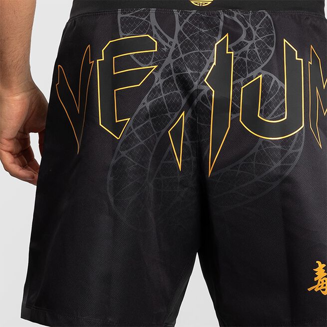 Serpenti Fightshorts Sort Sølv Guld