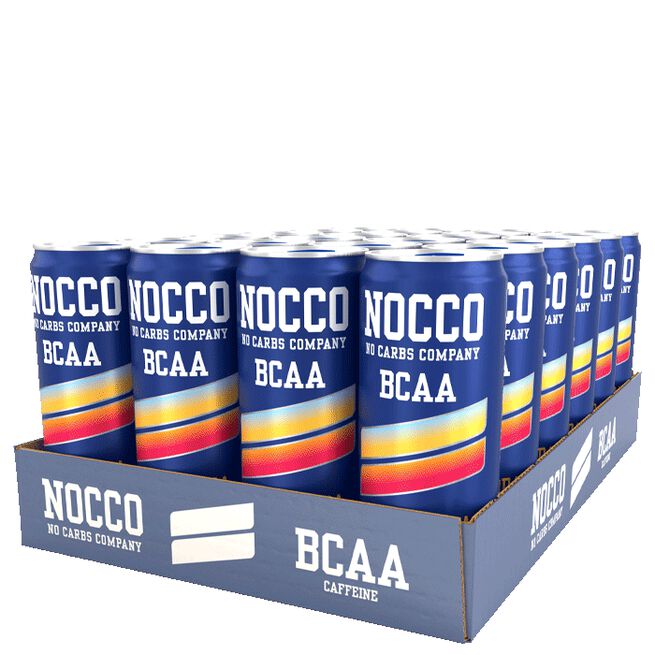 24 x NOCCO BCAA, 330 ml, Sunny Soda, DK 
