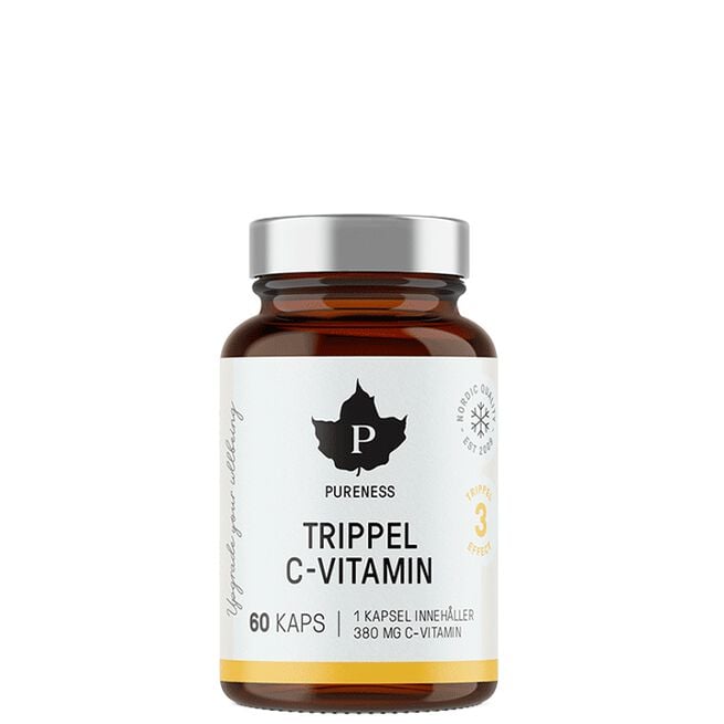 Trippel C-vitamin 60 kapsler