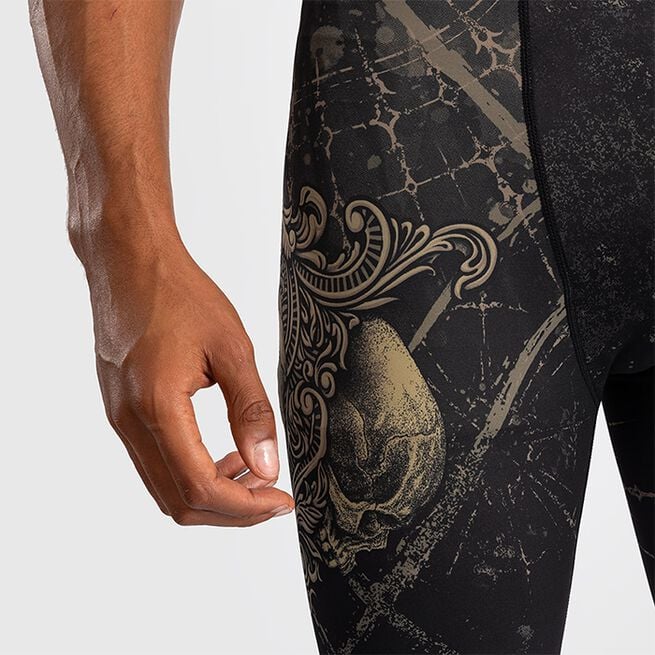 Santa Muerte 5.0 Vale Tudo Shorts Sort Guld