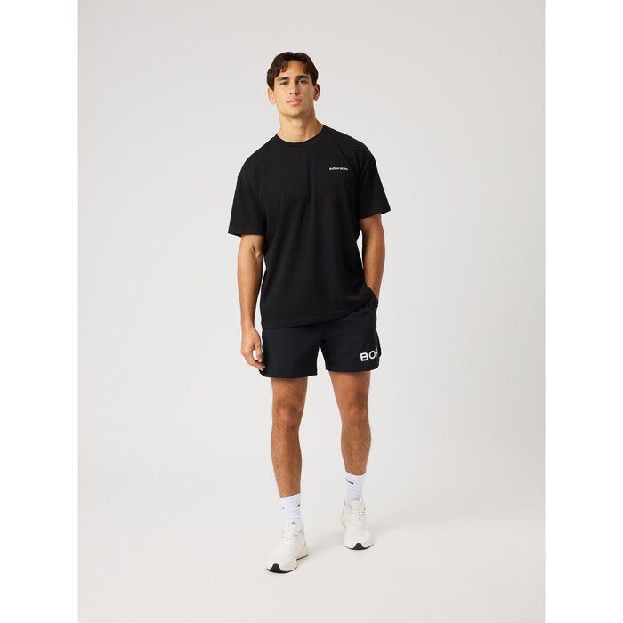 Borg Gym Oversized T-shirt Sort