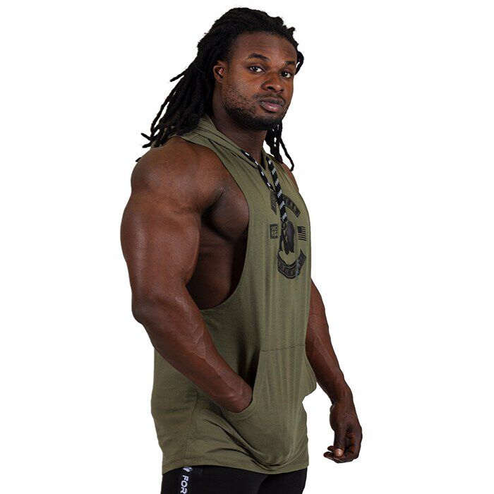 Lawrence Hooded Tank Top, Army