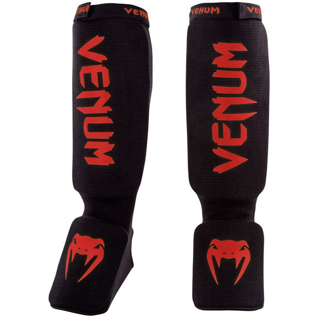 Venum Kontact Shinguards Black/Red