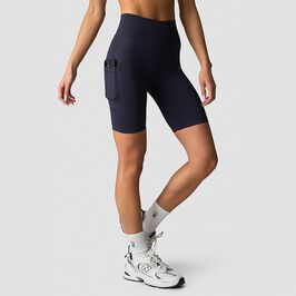 Define Seamless Pocket Biker Shorts, Navy, L  Define Cykelshorts Marineblå