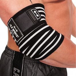 Elbow Wraps Pro, Black/White  Elbow Wraps Pro Sort/Hvid