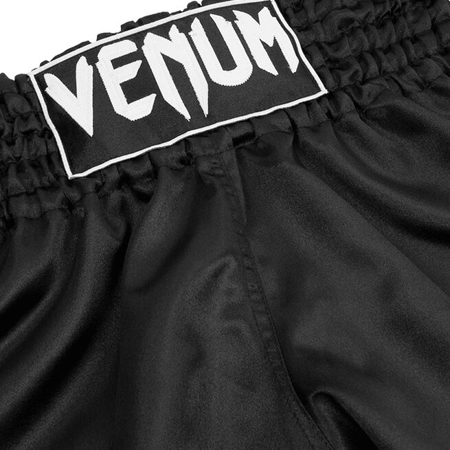 Klassiske Muay Thai Shorts Sort/Hvid
