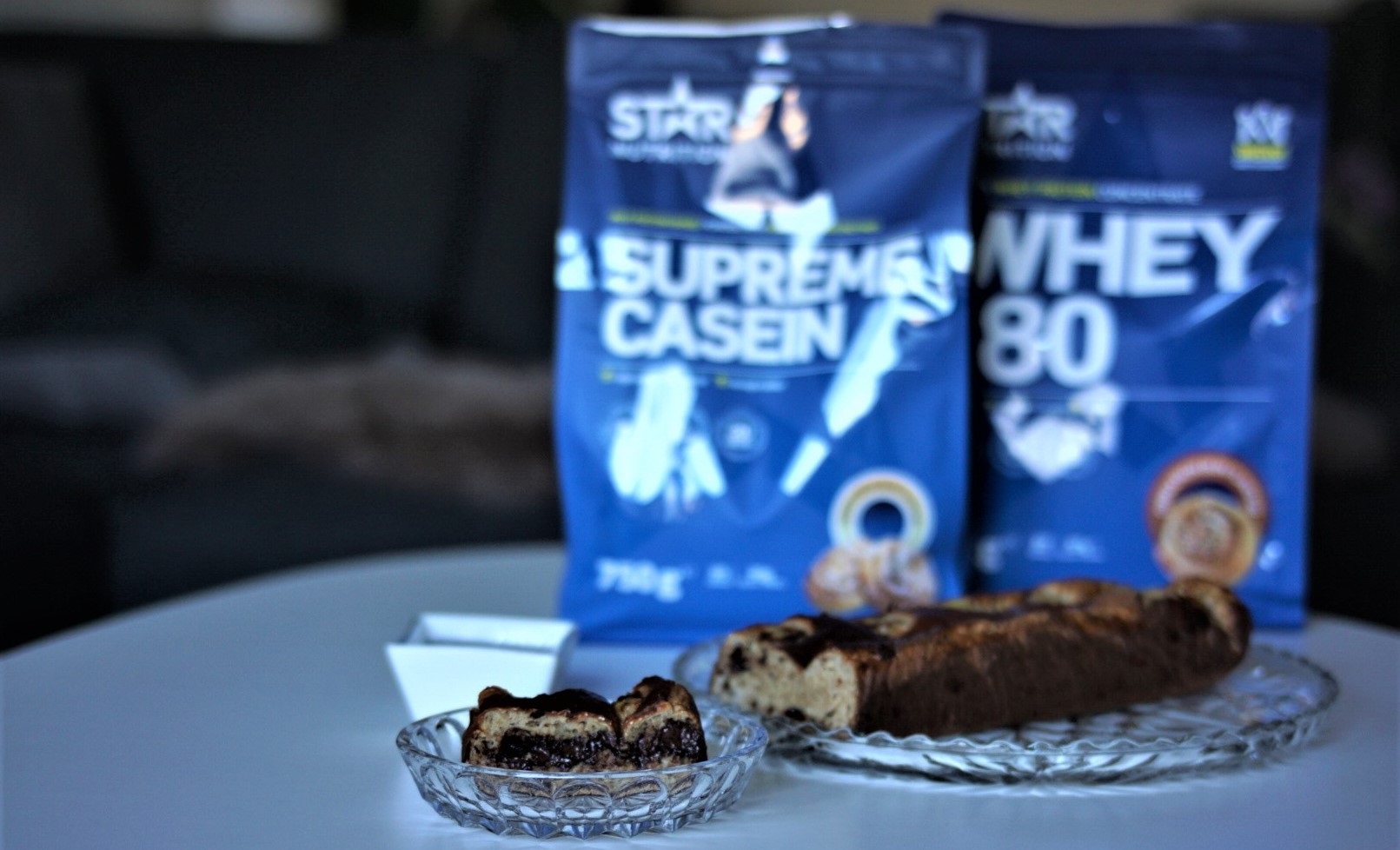 Sund banankage med proteinpulver Sund banankage med proteinpulver