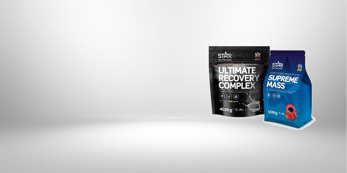 Gainer og restitution fra Star Nutrition Gainer og restitution fra Star Nutrition