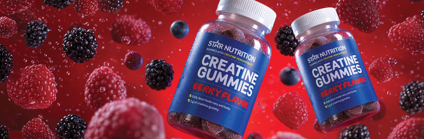 Nyhed: Creatine gummies - Berry smag