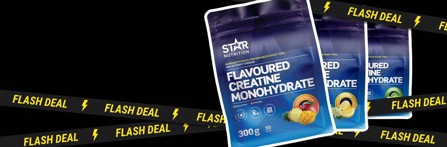 FLASH DEAL: FLAVOURED CREATINE 300G