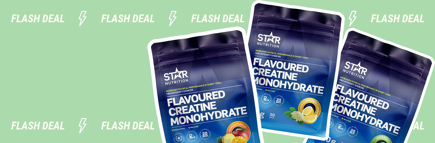 FLASH DEAL: FLAVOURED CREATINE 300G - 99R