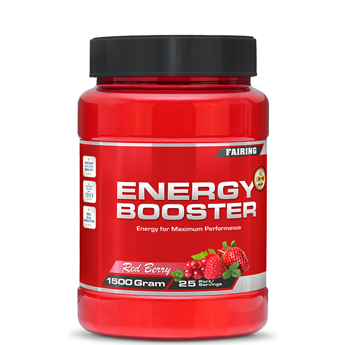 Energy Booster Sportsdrik 1500 g Red Berry