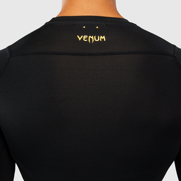 Venum G-Core Long Sleeve Rashguard Black/Gold