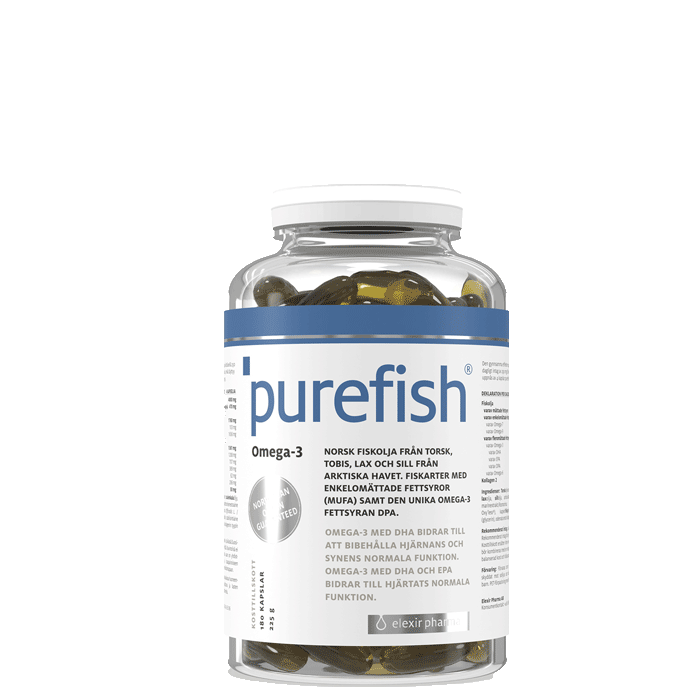 Purefish Omega-3 180 kapsler