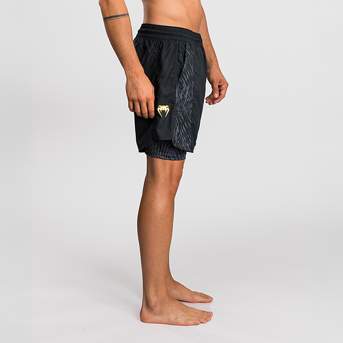 Venum X Chimaev Wild Borz Tr&aelig;ningsshorts Sort Gr&aring;