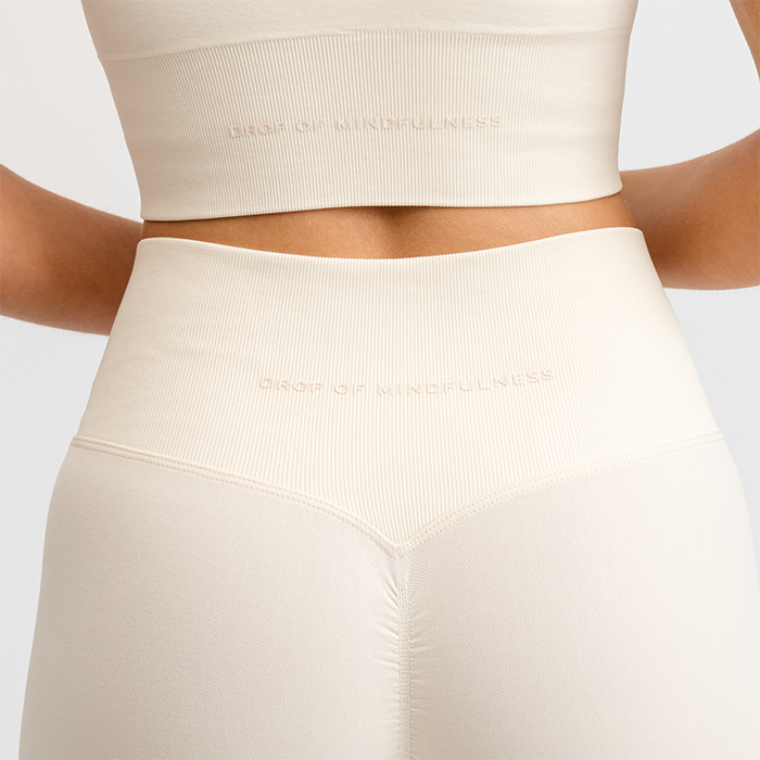 Seamless Scrunch Tights Hvid
