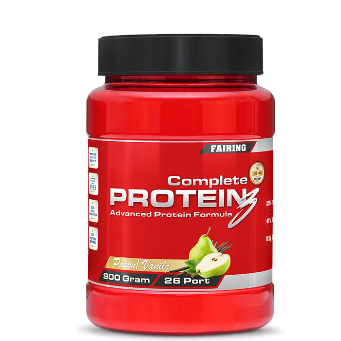 Komplet Protein 3 Blandet protein 900 g strawberry