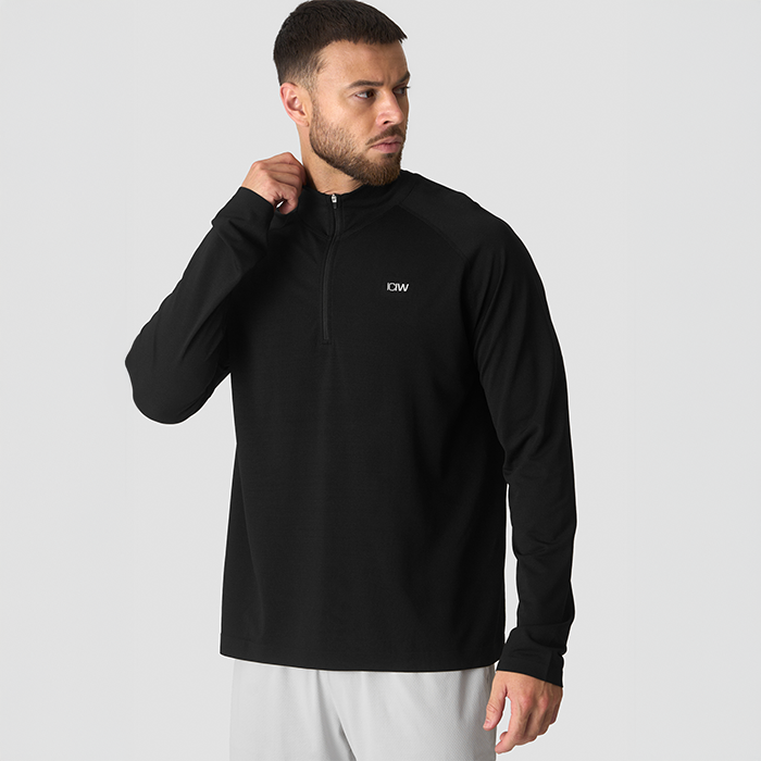 Stride Langærmet 1/4 Sort