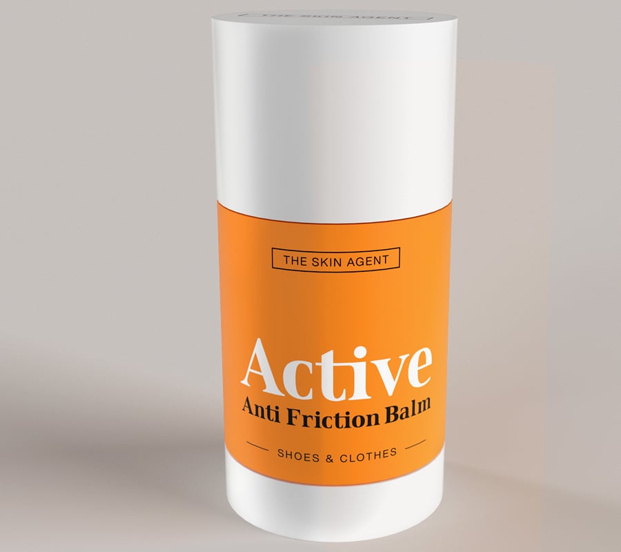Skin Agent Active Anti Friction Balm 75 ML - Effektiv Sportspleje til Løb for Mænd og Kvinder