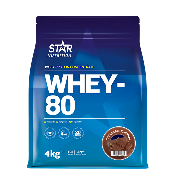 Whey-80 Valleprotein 4 kg