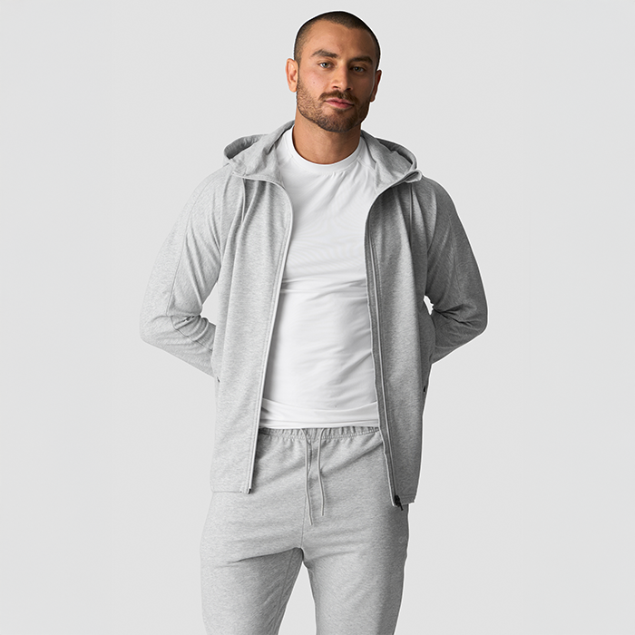 Activity Zip Hoodie Grå