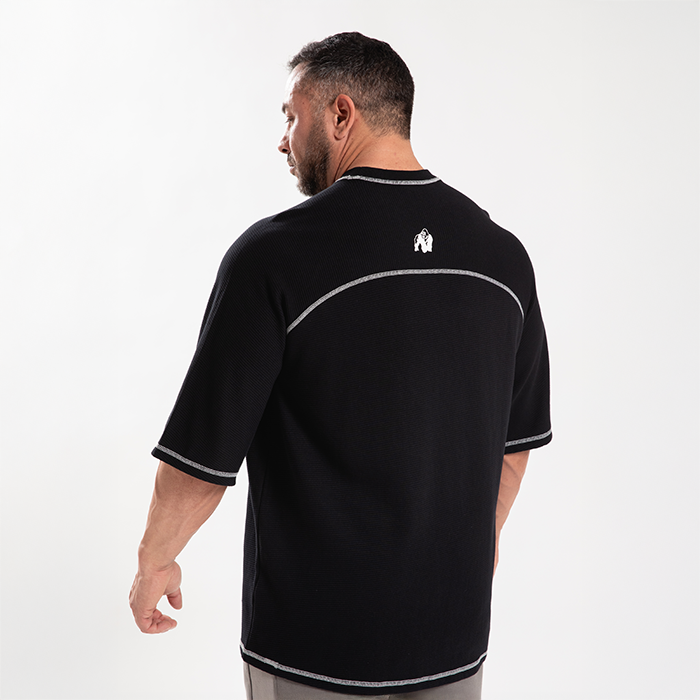 Finley Oversized T-shirt Sort Gr&aring;