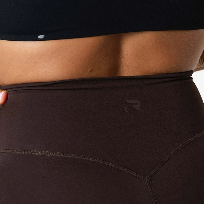 Clean Flare Tights Brun
