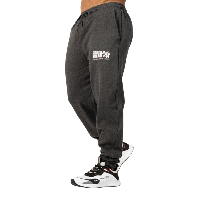 Classic Oversized Sweatpants Mørkgrå Melange