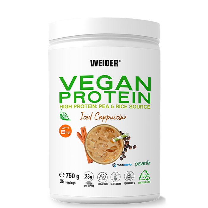 Vegansk proteinpulver 750 g billede