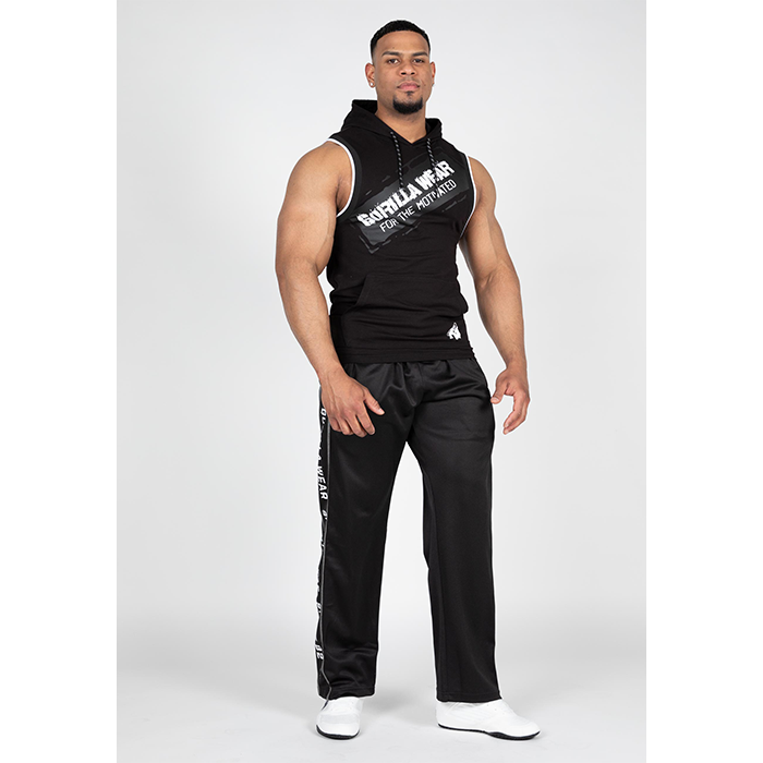 Loretto Hooded Tank Top, Black
