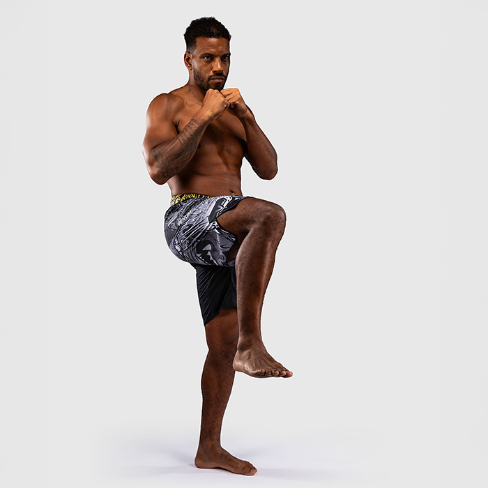Venum Wolf Atak Fightshorts Sort Gr&aring;