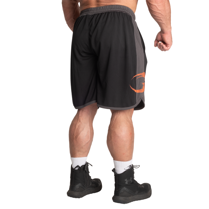 Gasp Mesh Shorts Sort Grå