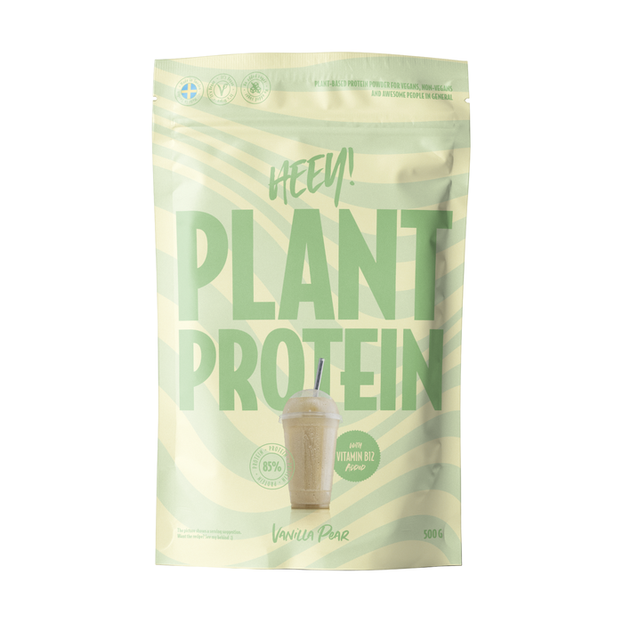 Heey! Vegan Plant Protein + Vitamin B12 Vanilla Pear (500 g)