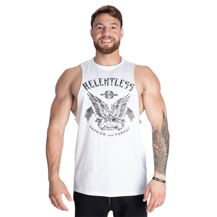 Relentless Cut Out T‑Shirt Hvid