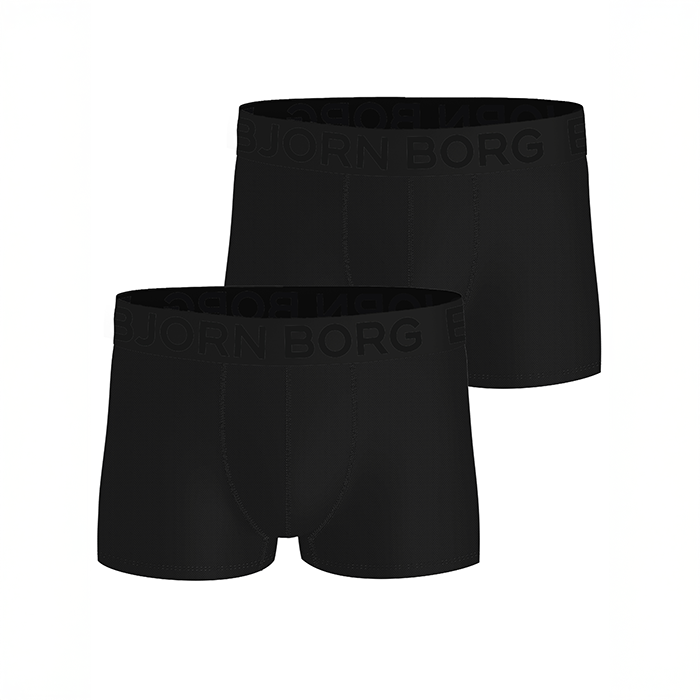 Björn Borg Sports Mesh Trunks 2-pack Sort, L