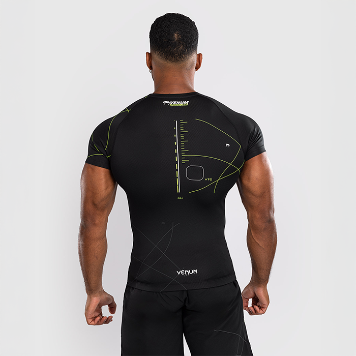 Training Camp 4.0 Rashguard Kort&aelig;rmet Sort Gr&oslash;n