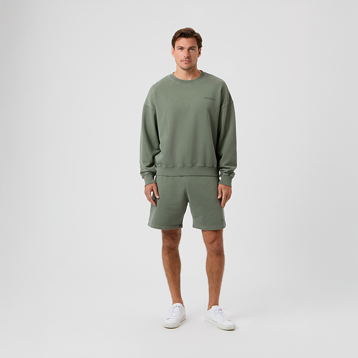 Oversized Sweatshirt Gr&oslash;n