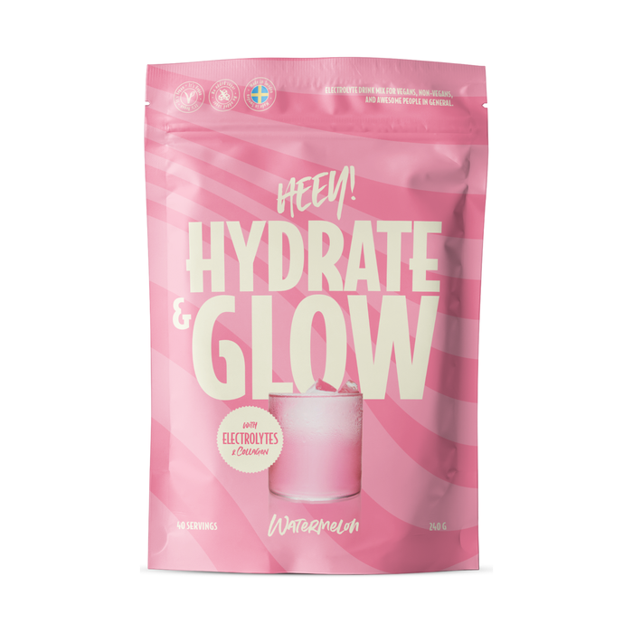 Heey! Hydrate & Glow Electrolytes + Vegan Collagen Watermelon (240 g)