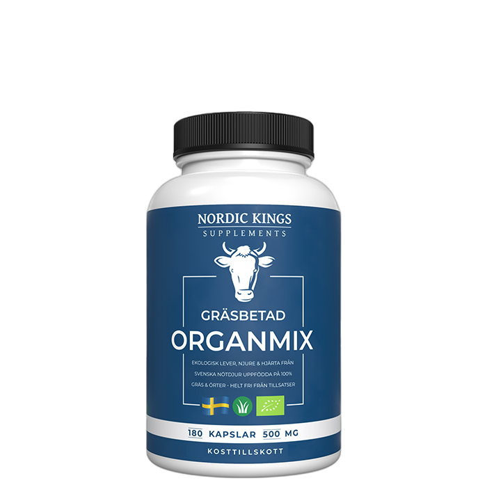 Nordiske Konger - 100% græsfodret & økologisk organblanding - 180 kapsler